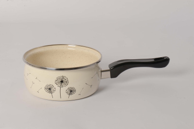 Ковш  эмал. без крышки "Одуванчик"  1.6л 16см