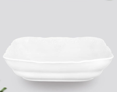 Салатник квадратный 25см 1.75л Бернадотт недекор.