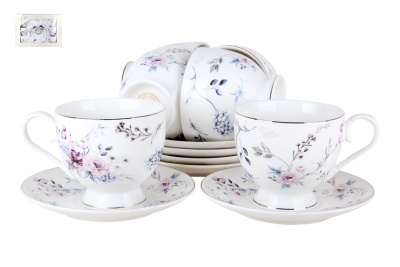 Набор чайный 6перс. 12пр 230мл K05-12G