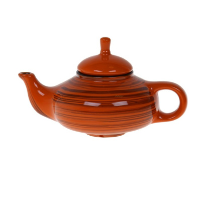 Чайник Кроха средний  700мл "Оранжевая полоска"