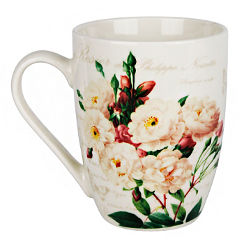 Кружка 370мл d8.7 h10см "Цветок Шиповника"