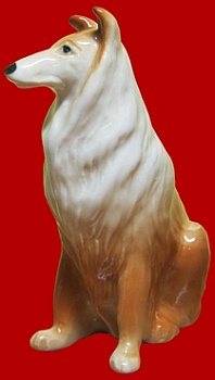 Фигурка декорат. "Колли большая" 10x5x7см
