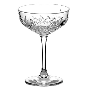 Бокал для шампанского блюдце 255мл TIMELESS (12)