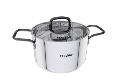 Кастрюля 4.3л нерж. "Tesoro Asti"