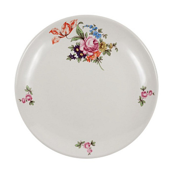 Тарелка  21см  "Мейсеновский букет"