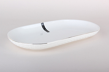 Блюдо овальное 32см Снежная королева