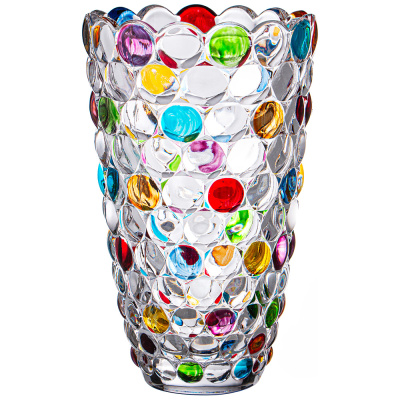 Ваза "Bubbles colored" 15.2х15.2х23.8см