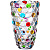 Ваза "Bubbles colored" 15.2х15.2х23.8см Ваза "Bubbles colored" 15.2х15.2х23.8см
