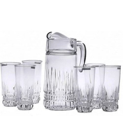 Набор питьевой 7пр. ИМПЕРАТОР IMPERATOR кувшин 1.6л + 6 стаканов высоких 310мл