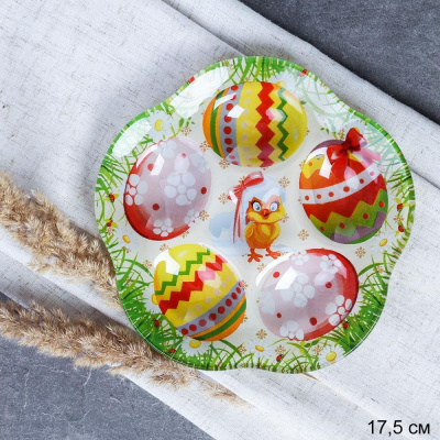 Тарелка для фаршированных яиц 17.5см