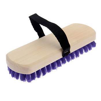 Щетка с ремешком береза колодка 220х75х18 ворс жесткий 20мм 94 пучка 1с16-30