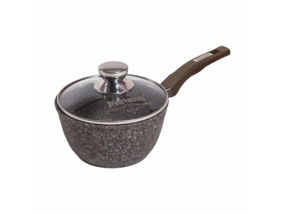Ковш 1.7л Premium mokko стекл. крышка