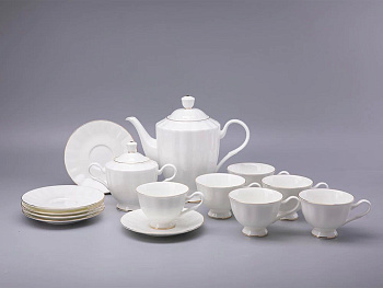 Сервиз чайный 6перс. 14пр.  "Золотая лента" ф.Нега