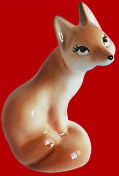Фигурка декорат. "Лисёнок большой" 11х5х9см