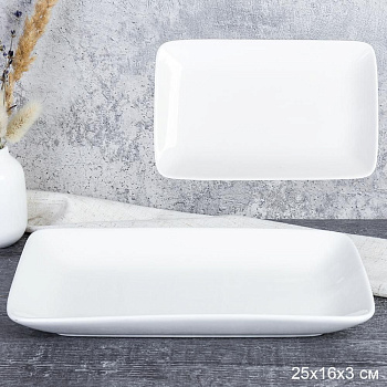Блюдо прямоугольное 25х16см