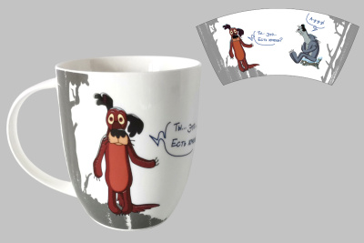 Кружка 420мл под.уп. "Жил-был пес"