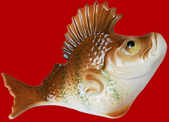 Фигурка декорат. "Окунь" 11x6.5x16.5см