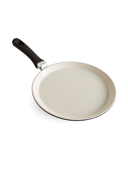 Сковорода блинная литая 22см «FRESCO CERAMICA» керамическое покрытие ручка soft-touch 4.5/6мм 5т