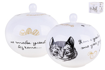 Сахарница 490мл "Безумное чаепитие"