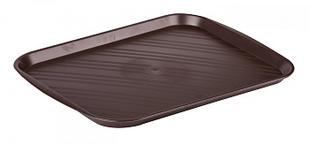 Поднос столовый 480х360мм коричневый