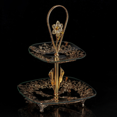 Подставка для десерта и фруктов 2 яруса