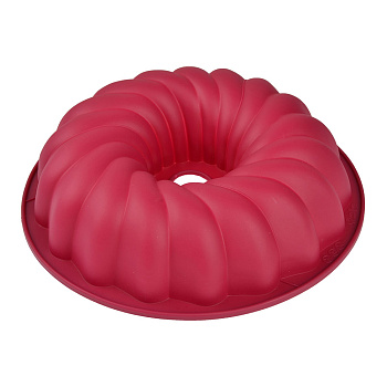 Форма силиконовая 25.4x6см "Каравай" 3цвета Форма силиконовая 25.4x6см "Каравай" 3цвета