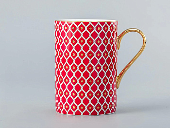 Кружка  400мл  "Скарлетт 2" ф.Идиллия костяной фарфор