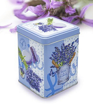 Жест. банка "Лаванда 2" 87*87h114мм 860мл