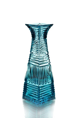 Ваза для цветов "Пирамидка" мал h180 d60*60мм Бирюзовый