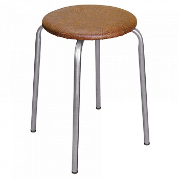 Табурет "Эконом" на 4-х опорах (круглое сидение ДСП)