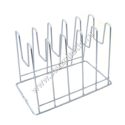 Подставка под крышки настольная оцинков 16*21*28см