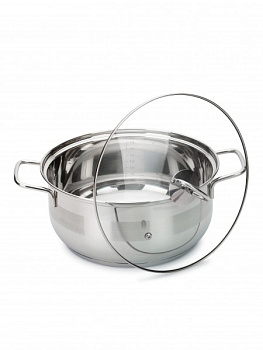 Кастрюля с крышкой OLIVIA 24х11.5см 4.8л