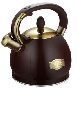 Чайник   "Шоколадный" 3л со свистком
