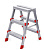 Лестница-стремянка двухсторонняя 3ступ 612*417*615мм 150кг