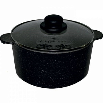 Кастрюля 3л АП Гранит black Кастрюля 3л АП Гранит black