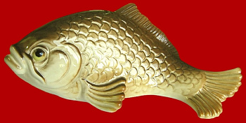 Фигурка декорат. "Сазан" 7x8x19см