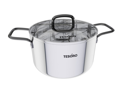 Кастрюля 3.4л нерж. "Tesoro Asti"
