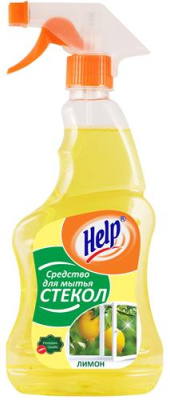 Хелп Средство для очистки окон/стекол и зеркал 500мл