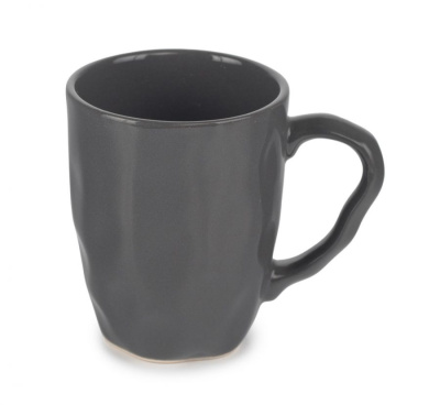 Кружка 370мл STONE DARK серый светлый