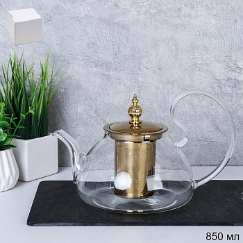 Чайник заварочный 1100мл с металлическим ситом