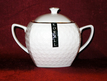 Сахарница с ручками квадр. 500мл "Снежная королева" S932511-A