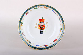 Салатник 18см 660мл Щелкунчик и мышиный король, зеленый