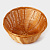 Корзинка для фруктов и хлеба «Плетёнка» 17х7см   плетёная коричневая