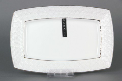 Блюдо прямоуг 9" 15,5*23см "Снежн. королева" S222723-A
