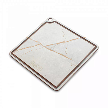Подставка под горячее/доска для сервировки 24х24см мраморный Грейс
