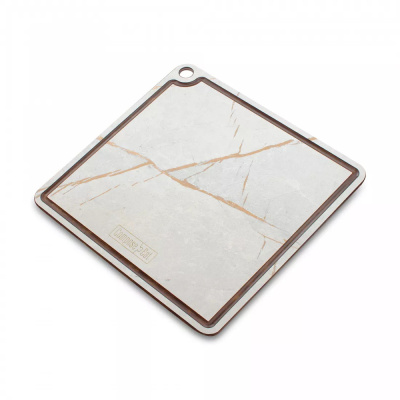 Подставка под горячее/доска для сервировки 24х24см мраморный Грейс