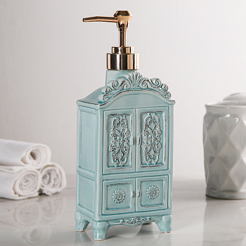 Дозатор для жидкого мыла «Будуар» 480мл керамика МИКС