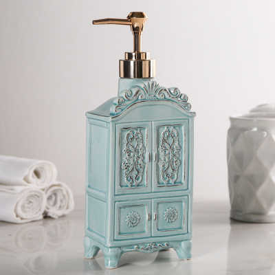 Дозатор для жидкого мыла «Будуар» 480мл керамика МИКС