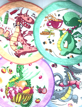 Салфетка микрофибра 28*28