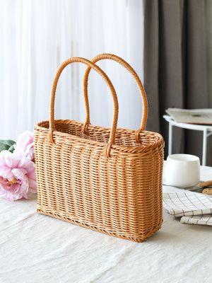 Корзина плетеная   32x15x20см